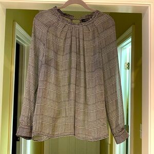 The Limited black and white large women's blouse